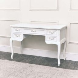 White Dressing Table Desk - Pays Blanc Range Material: Furniture/Furniture Ranges/Pays Range