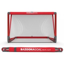 BazookaGoal Football Goals (Aluminium) Red / White 4' x 2.5'