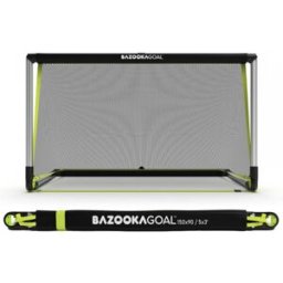 BazookaGoal Football Goals (Aluminium) Silver / Black 5' x 3'