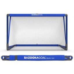 BazookaGoal Football Goals (Aluminium) Royal Blue / White 5' x 3'