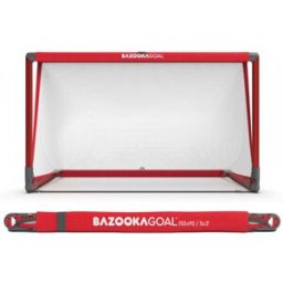 BazookaGoal Football Goals (Aluminium) Red / White 5' x 3'