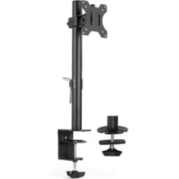 Vivo STAND-V001C Single Monitor Desk Mount – Adjustable Tilt Arm for 1 LCD Screen up to 32
