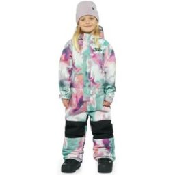 Horsefeathers Spirit Kids Overall Snowsuit (Rainbow) - Purple;Blue - Size: 3-4