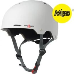 Triple Eight Gotham MiPS Skate Helmet (White) - White - Size: Small