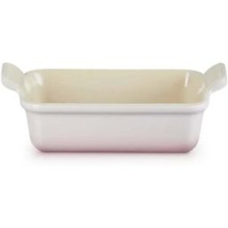 Le Creuset Stoneware Heritage 19cm Rectangular Deep Dish - Shell Pink