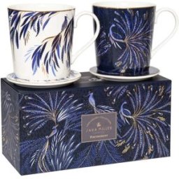 Sara Miller London Anniversary Set of 2 Mug & Coaster Gift Set