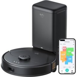 Eufy X8 Pro Robot Vacuum Cleaner with Mop & Self-Empty Station – Twin-Turbine™ 2× 4000Pa, iPath™ Laser Navigation