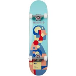 Madrid Legacy Exclusives Piechart Complete Skateboard (Teal) - Teal;Yellow - Size: 8.25