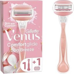 Gillette Venus Comfortglide Spa Breeze Women’s Razor (1 Handle + 1 Blade), New