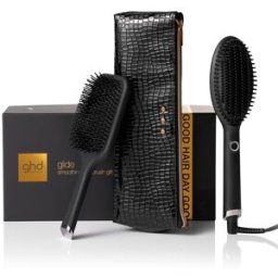 ghd Glide Hot Brush gift set with paddle brush and bag