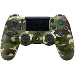 PS4 Official Dual Shock 4 Controller - Green Camo, Used - Very Good