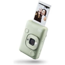 Fuji INSTAX Mini LiPlay Hybrid Instant Camera - 2.7" LCD, Micro SD, USB-C Charging, Matcha Green, New