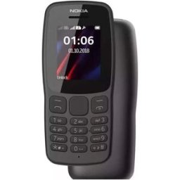 Nokia 106 Mobile Phone Dual SIM Black Unlocked, New