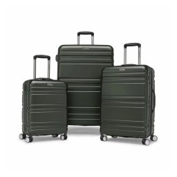 Samsonite Parallax 3-Piece Hardside Luggage Set TSA Spinner Suitcase Green