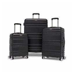 Samsonite Parallax 3-Piece Hardside Luggage Set TSA Spinner Suitcase Black