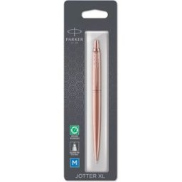 Parker Jotter XL Ballpoint Pen – Monochrome Matte Rose Gold – Medium Point – Blue Ink