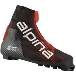 Alpina Comp Classic Cross Country Ski Boots (Red) - Red;White;Black - Size: 8 EU