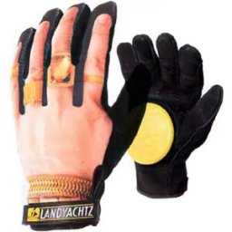 Landyachtz Longboard Slide Gloves (Bling) - Black;Pink - Size: Extra Small