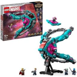 Lego 76255 Marvel Guardians' Ship – Buildable Spaceship Toy with Mantis, Drax & Star-Lord Minifigures
