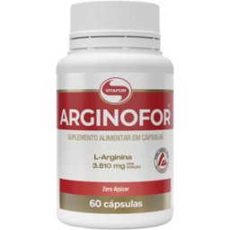 Vitafor Arginofor L-Arginin Food Supplement Capsules 60 caps. Expiration Date: 2026-07-25