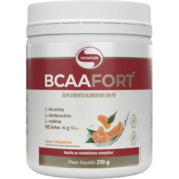 Vitafor BCAA Fort Food Supplement Powder 210g Tangerina Expiration Date: 2026-07-25