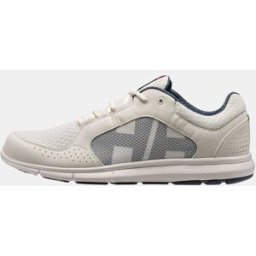 Helly Hansen Men's Ahiga V4 Hydropower Lightweight Deck Sneakers White 8.5 - Off White Orion Blue - Male