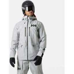 Helly Hansen Men's Garibaldi 2.0 Waterproof Ski Jacket Grey XL - Grey Melange - Male