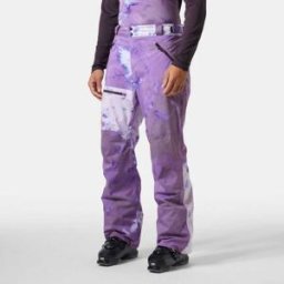 Helly Hansen Men's Sogn Insulated Cargo Ski Trousers Purple S - Ultra Violet Purple - Male