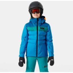 Helly Hansen Junior Cyclone Jacket - Junior Boys Classic Ski Jacket Navy 12 - Neptune Blue Navy - Unisex