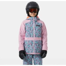 Helly Hansen Junior Girls’ Stellar Jacket 2.0 Purple 14 - Pink Lavender Purple - Male