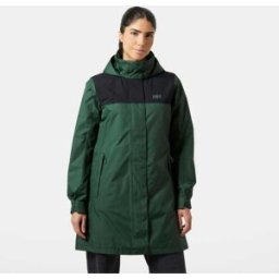 Helly Hansen Women's Vancouver Insulated Raincoat Green XS - Jungle Green - Female