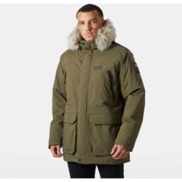 Helly Hansen Men's Reine Winter Parka Green M - Utility Green - Male