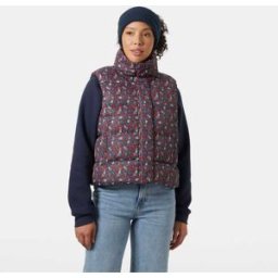 Helly Hansen Women's Jade Vest Navy L - Navy Blue Floral Aop - Female