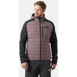 Helly Hansen Men's Arctic Ocean Hybrid Insulator Jacket Grey S - Sparrow Grey - Male