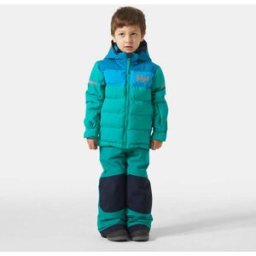 Helly Hansen Kid's Vertical Insulated Ski Jacket Green 2 - Signal Green - Unisex