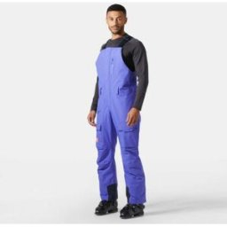 Helly Hansen Men's Sogn BIB Cargo SKI Trousers Purple XL - Ultra Violet Purple - Male