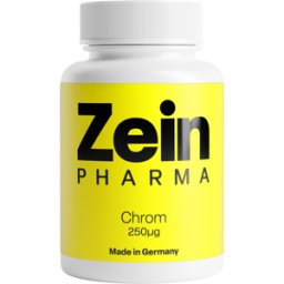 ZeinPharma Chromium Picolinate 250µg Blood Sugar Food Supplement 120 caps.