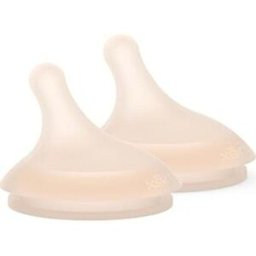 Suavinéx Zero Zero Silicone Teat for Baby Bottle Anti-Colic 2 un. Light A: Adaptive Flow