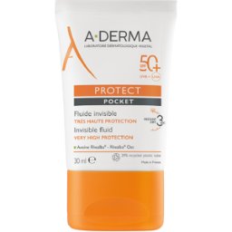 A Derma Protect Fluid Face SPF50 Normal to Combination Skin Pocket 30mL SPF50+