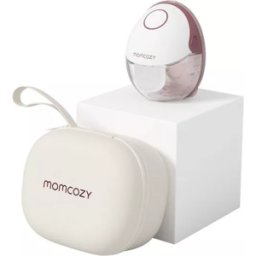 MOMCOZY M6 Mobile Style Single Breast Pump – Pink & White, New