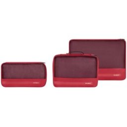 Samsonite TA Revolution Set of 3 Packing Cubes - Red