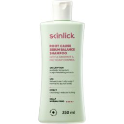 Skinlick Root Cause Sebum Balance Shampoo for Oily Scalp Control 250mL