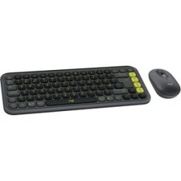 Logitech POP ICON COMBO – Bluetooth Keyboard & Mouse (QWERTY UK, Graphite)
