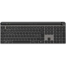 JLab Epic Advanced Wireless Keyboard - Multi Device Backlit Rechargeable Bluetooth Keyboard with 2.4G USB Connectivity, Slim Design Full Size Office Keyboards with Quiet Keys for PC/Laptop/Apple Mac