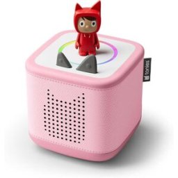 tonies Toniebox 2 Starter Set with Creative Tonie (Rubie) – Screen-Free Audio Player for Kids, Pink