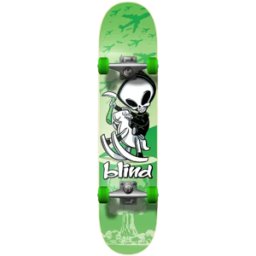 Blind Classic Complete Skateboard (Crazy Horse) - Green;White - Size: 6.75