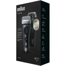 Braun Series 8 Pro 8513s Electric Shaver for Men - Rechargeable Wet & Dry Electric Razor with Trimmer Travel Case Silver