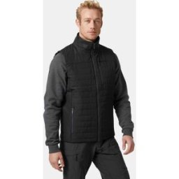 Helly Hansen Men's Crew Insulator Vest Grey S - Ebony Grey - Male