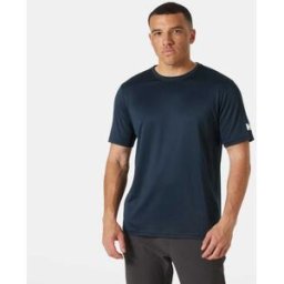 Helly Hansen Men's Tech T-Shirt 2.0 Navy L - Navy Blue - Male