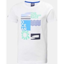 Helly Hansen Junior's Ocean Race T-Shirt White 12 - White - Male